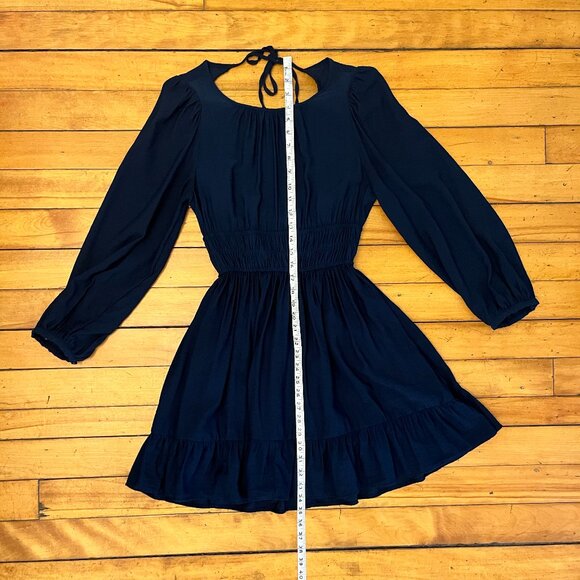 Madewell Sophia Open Back Mini Dress, Size Medium - Picture 11 of 16